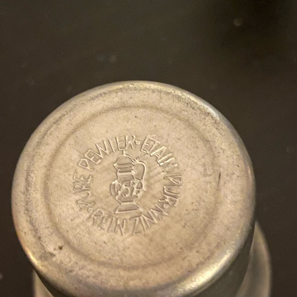 Vintage Pewter German Shot glasses with The Devil - Picture 13 of 13